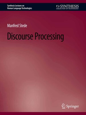 cover image of Discourse Processing